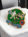 Pin's vintage OM Marseille FC Bruges 92/93 badge rétro football ancien