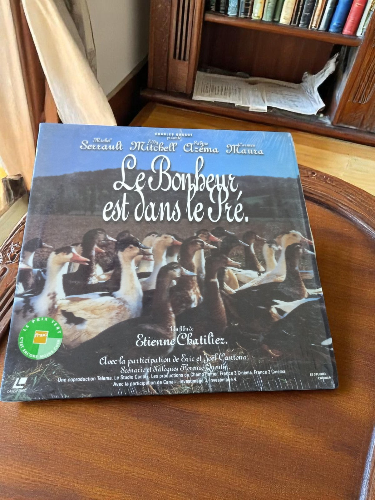 Vintage Laserdisc Le Bonheur est dans le Pré rétro collector film français