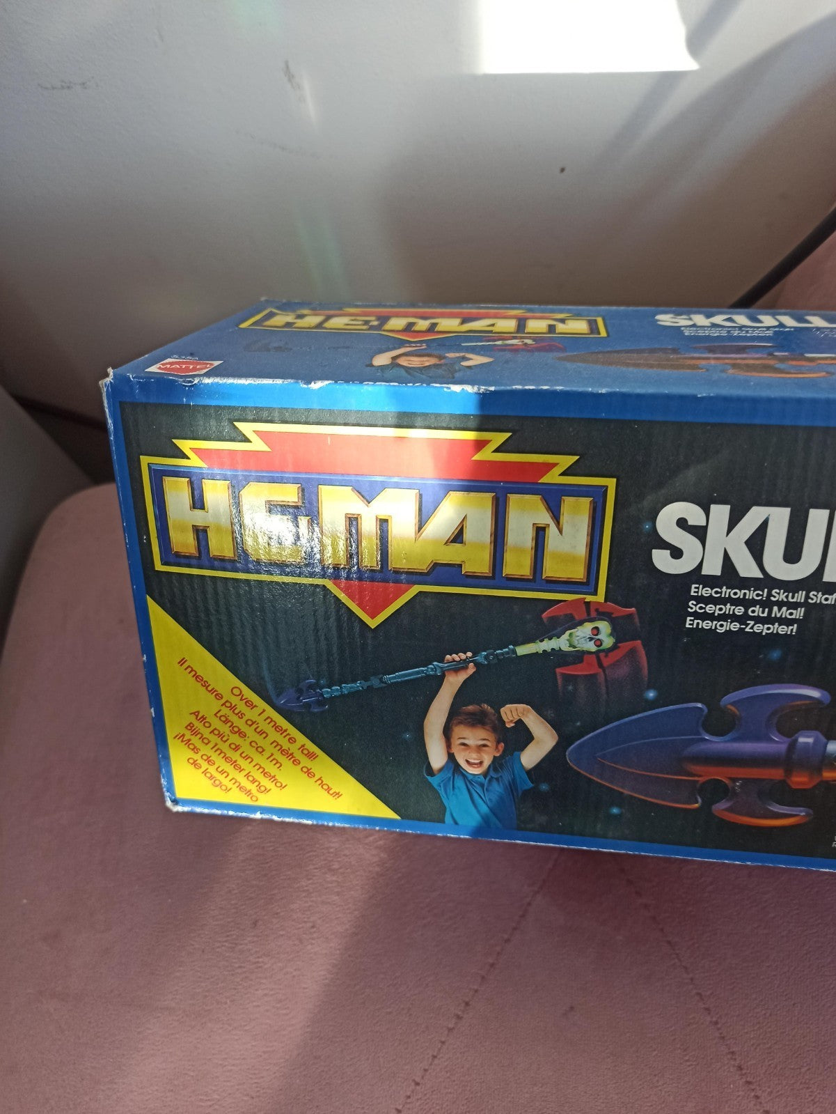 Bâton électronique He-Man Skull Staff Skeletor Mattel neuf en boîte