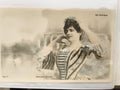 Carte postale ancienne Opéra Comique Bréjean Silver costume rayé colorisée
