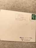 Lettre oblitérée Marianne 0,30 Savoie cachet antituberculeux France philatélie