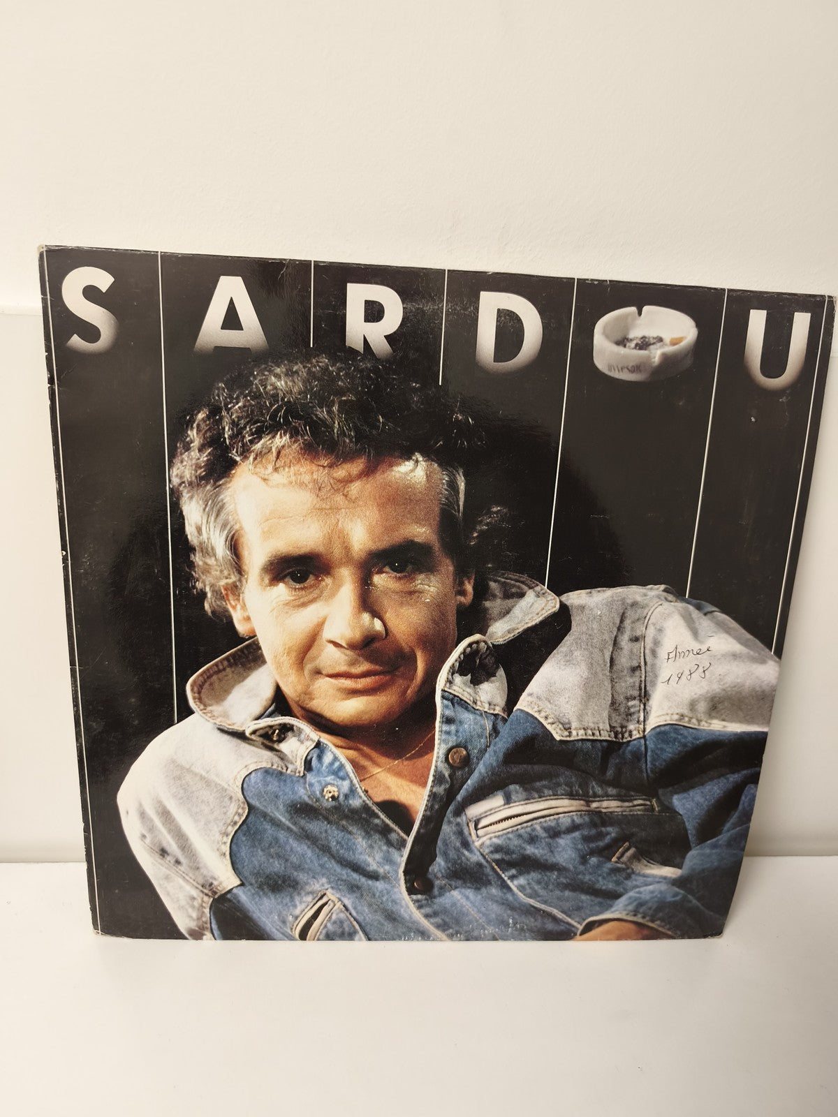 Vinyle 33 tours ancien Sardou rétro, disque collection vintage chanson française