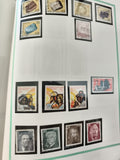 Timbres DDR oblitérés Allemagne Est, thématiques minéraux, portraits, années 70