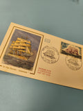Enveloppe FDC Premier Jour Cap Hornier Antoinette 1971 Saint-Malo timbre voilier