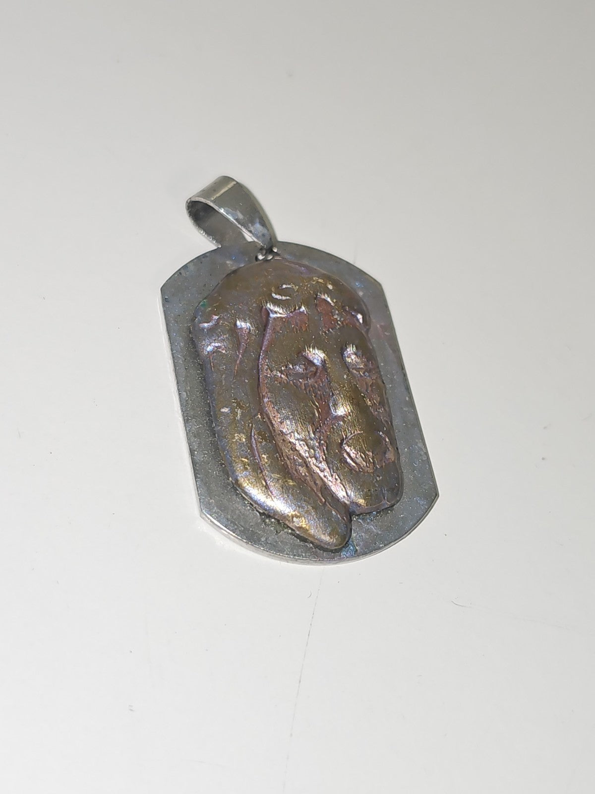 Ancienne médaille religieuse catholique vintage petite, collection rétro France