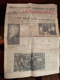 Journal ancien Le Provençal 1954 vintage presse rétro France historique