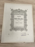 Ancien livre partitions Chopin violon piano Valses Brillantes édition Heugel
