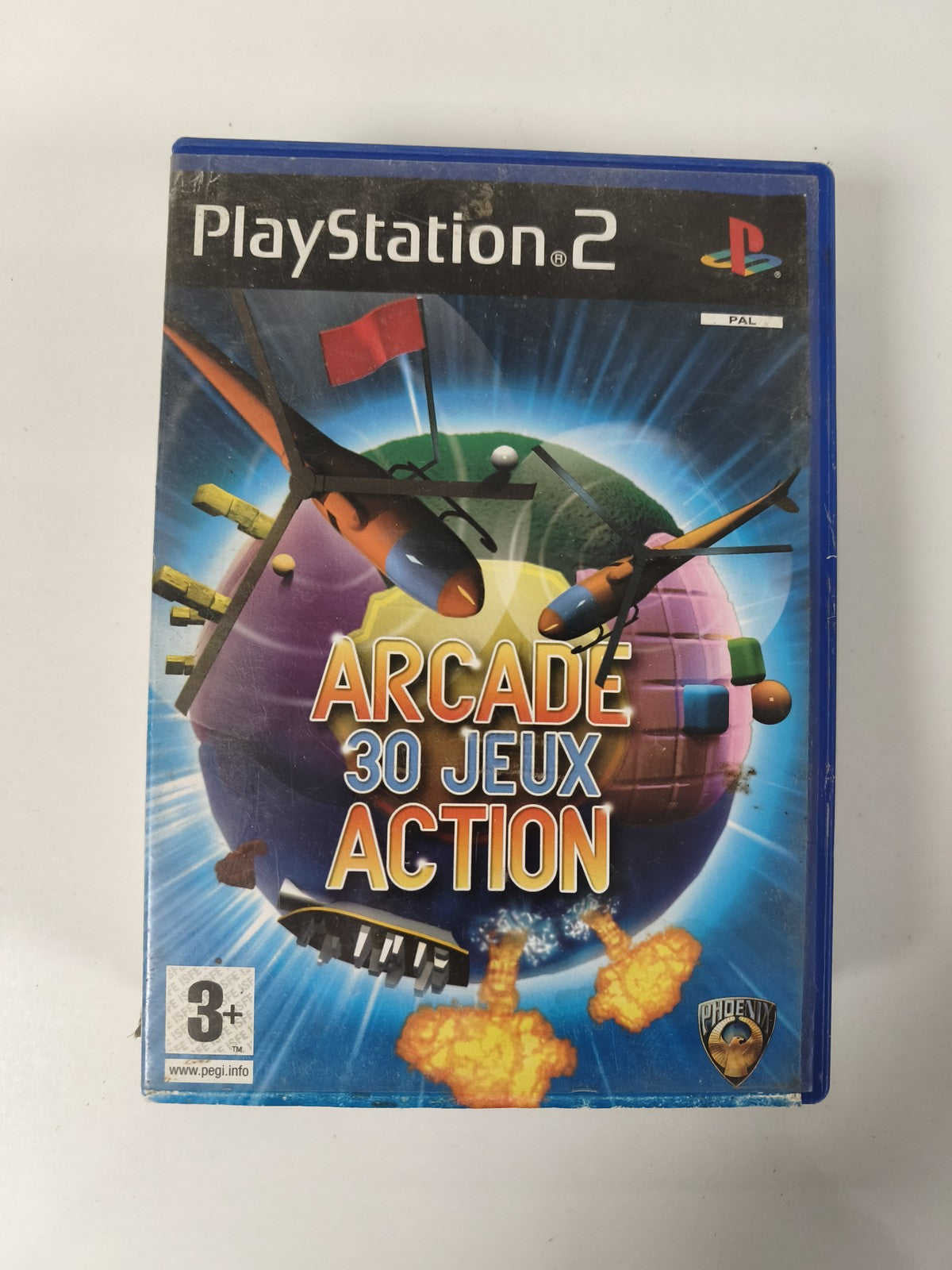 Boîte vide originale pour Playstation PS2 Arcade 30 jeux, sans disque, bon état