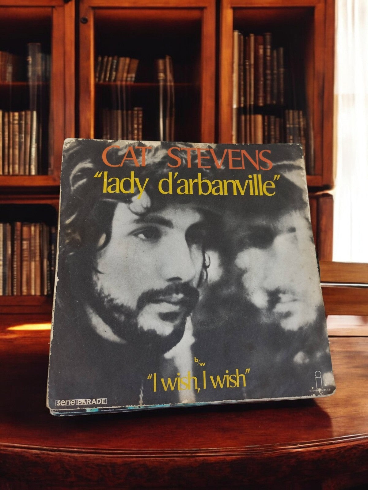 Vinyle 45 tours Cat Stevens Lady d'Arbanville vintage pop rétro ancien disque