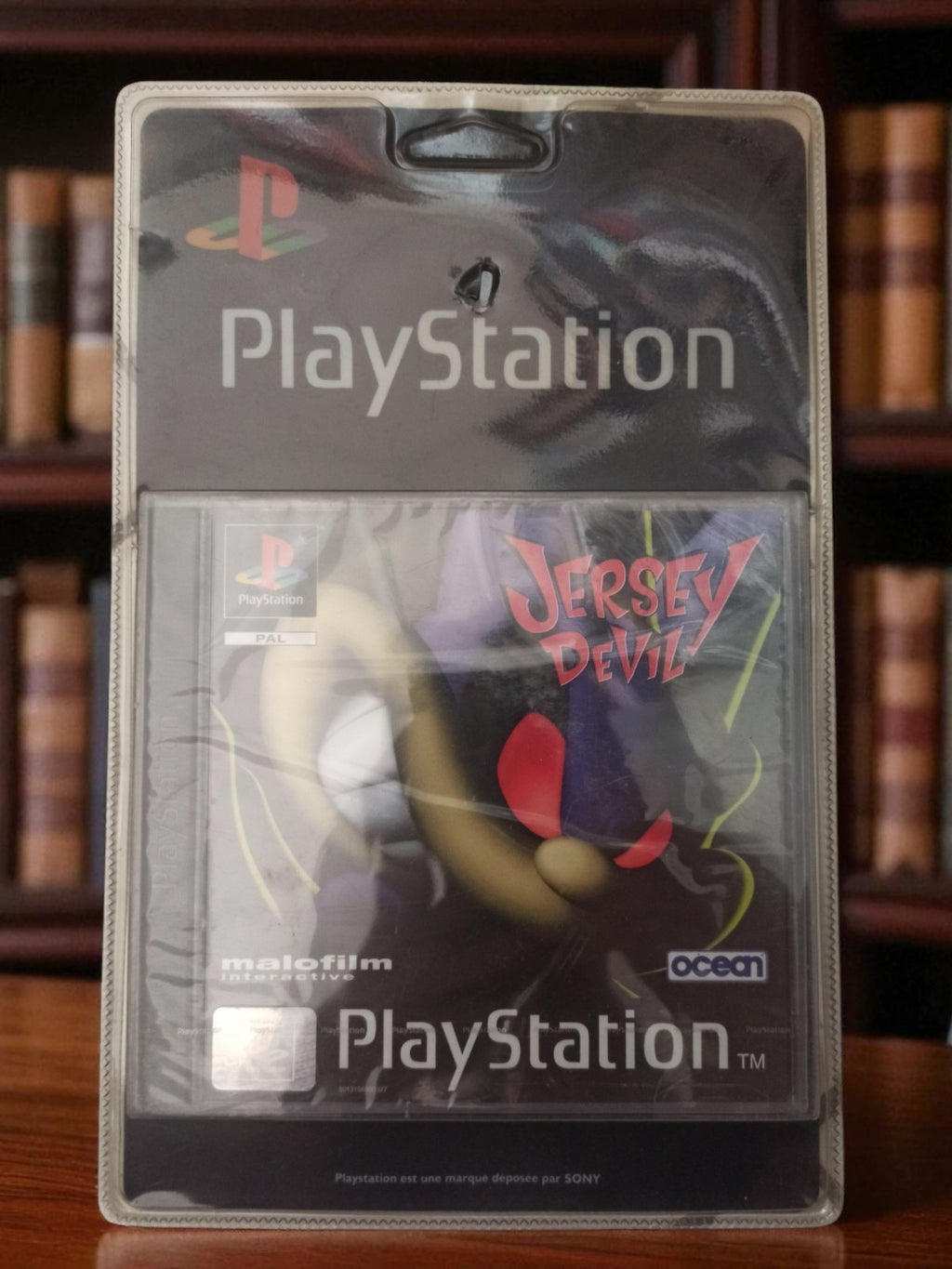 Jeu PlayStation 1 Jersey Devil PAL sous blister rigide officiel Sony Ocean