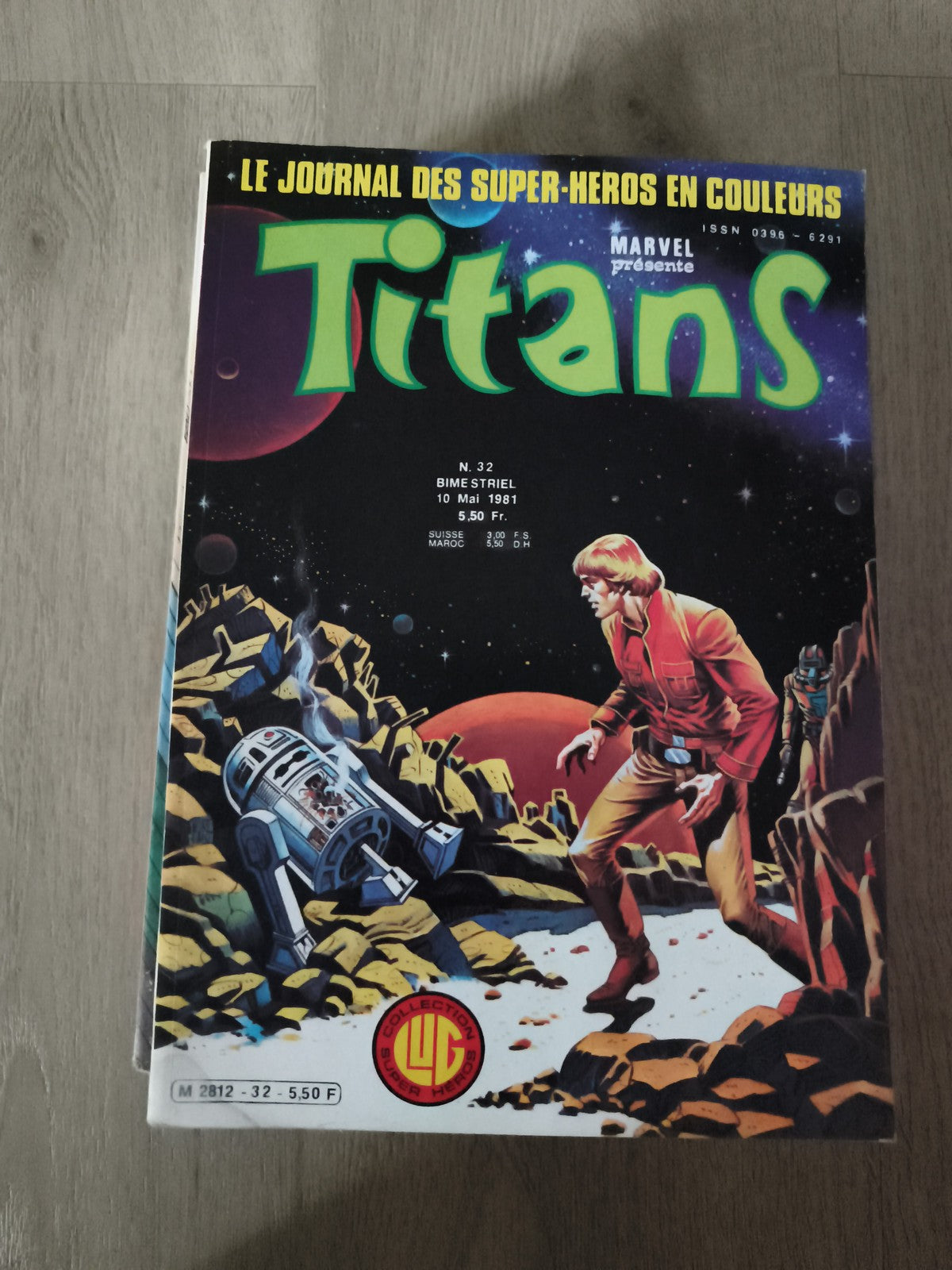 Comic Titans n°32 Marvel LUG 1981 ancien journal super-héros Star Wars vintage