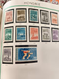Timbres Hongrie Magyar Posta architecture sport Jeux Olympiques