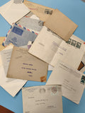 Lot d?enveloppes anciennes France philatélie, timbres et cachets d?époque