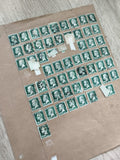 Gros lot ancien timbres Marianne 10c vert étude philatélie oblitérés France