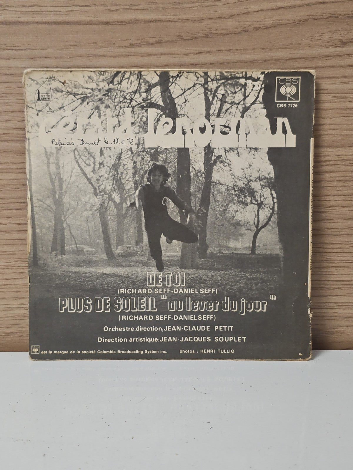 Vintage 45 tours ancien disque vinyle Richard Seff Daniel collection rétro