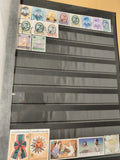 Lot de timbres Thaïlande multicolores, portraits et motifs divers, d'occasion