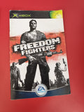 Notice d?origine pour jeu Xbox Freedom Fighters, manuel seul authentique Microso