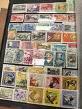 Lot de timbres Viet Nam multicolores, thématiques variées, sans support