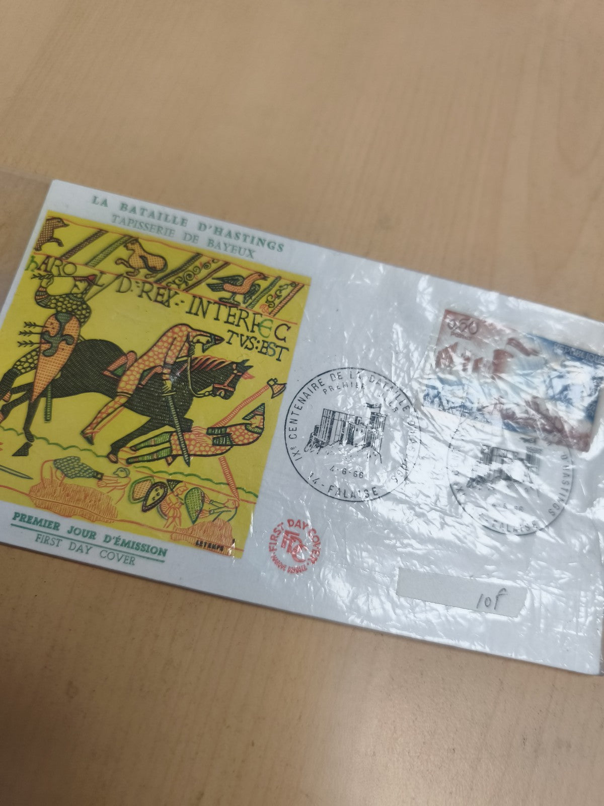 Enveloppe Premier Jour Bataille d’Hastings Tapisserie de Bayeux FDC philatélie