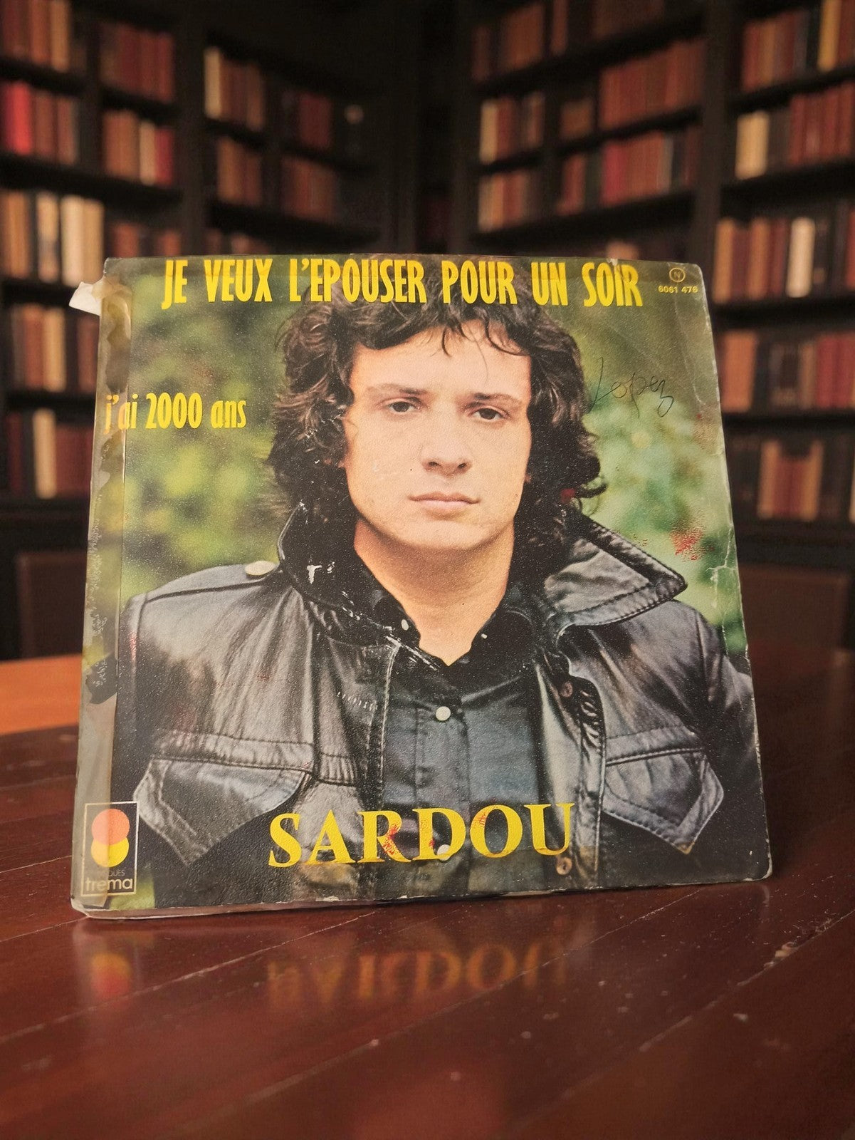 45 tours vinyle Michel Sardou Je veux l?épouser pour un soir vintage rétro