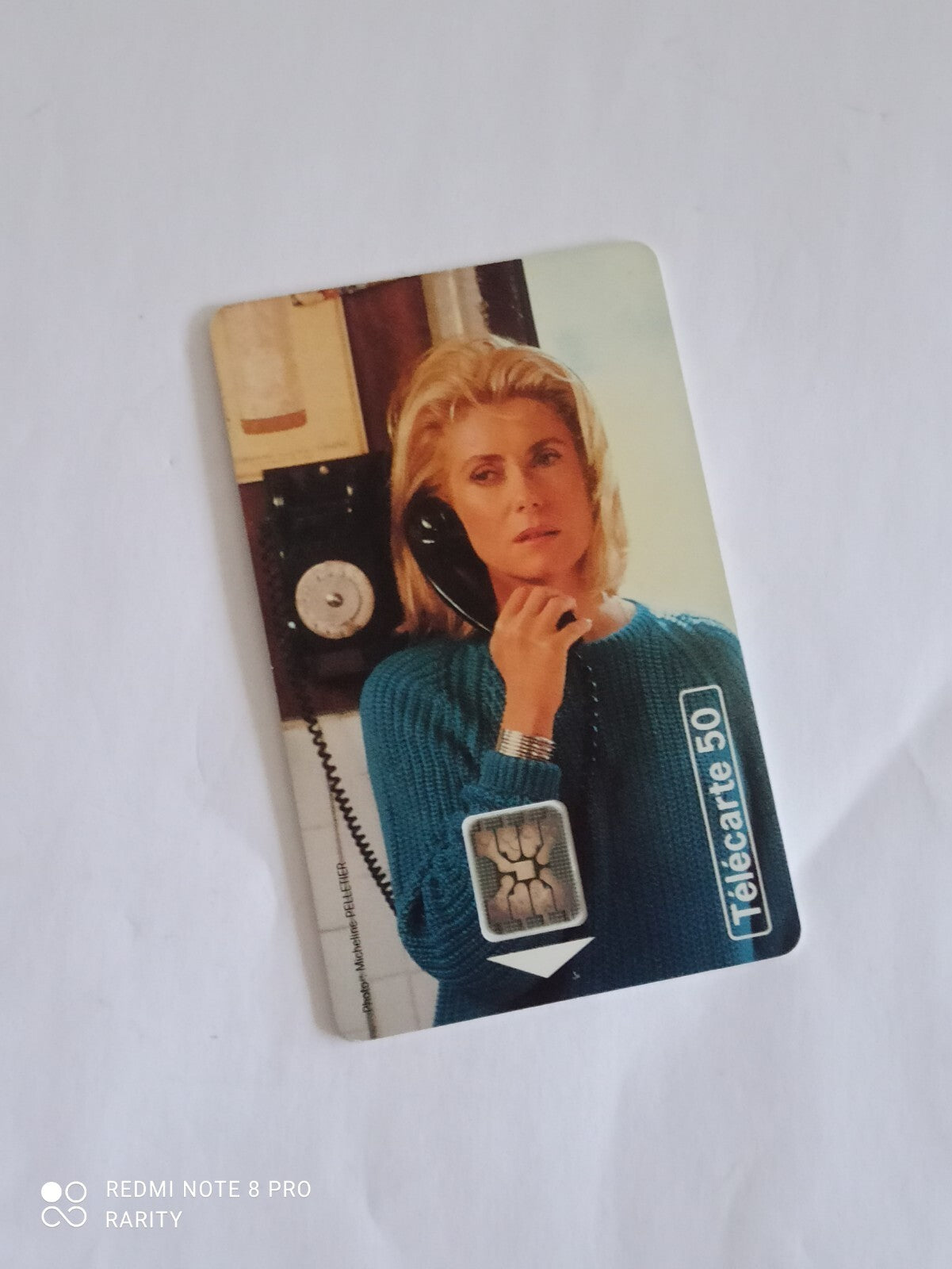 Télécarte 50 unités Catherine Deneuve vintage – carte téléphonique France rare