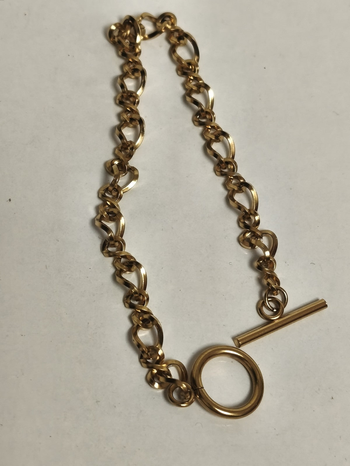 Bracelet vintage ancien en métal doré rétro pour collectionneur bijou d?occasion