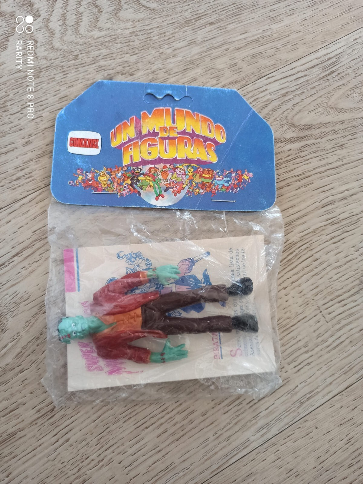 Figurine vintage Un Mundo de Figuras monstre vert rare blister