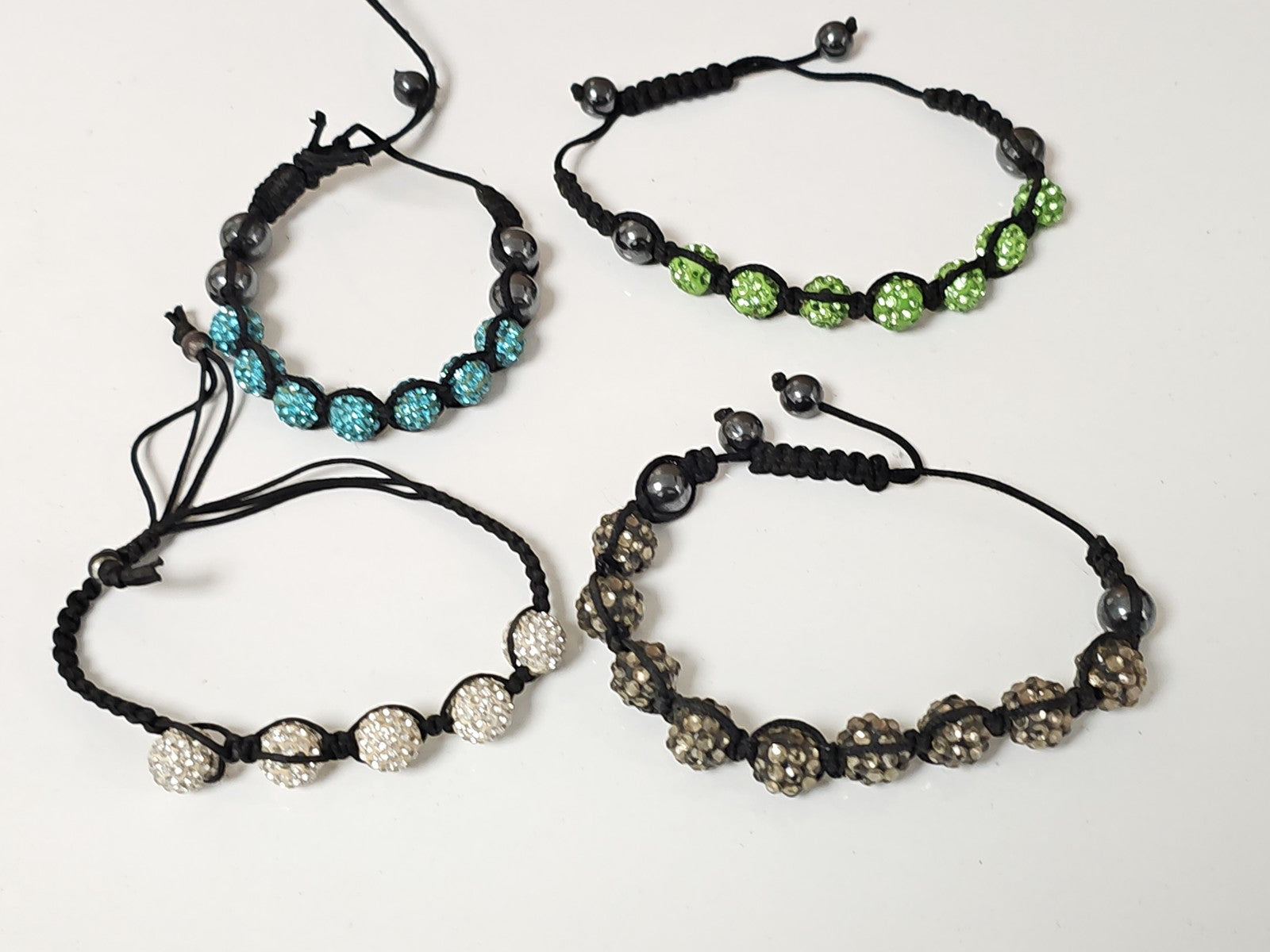 Lot of women's fashion bracelets costume jewelry colorful pre-owned