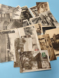 Lot cartes postales anciennes CPA divers lieux monuments paysages vintage