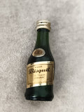 Miniature cognac Bisquit VSOP Fine Champagne bouteille verte partielle