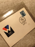 Lettre philatélique Wiener Messe 1959 Autriche timbre 10g oblitérée FDC (Ref 9)