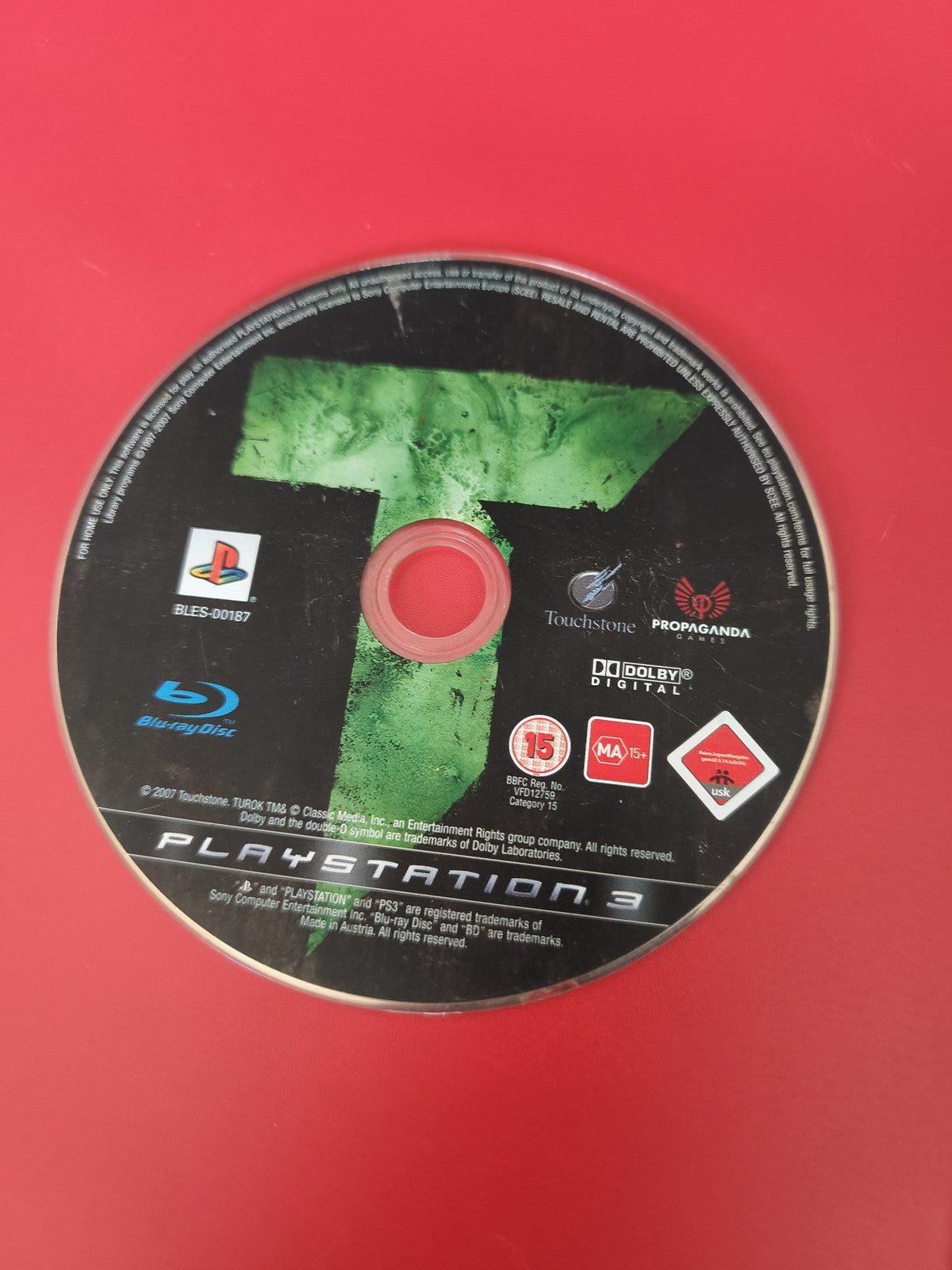 Jeu PS3 Turok ? CD seul pour console Sony Playstation 3, disque original occasio