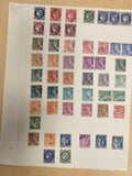 Lot timbres Marianne France oblitérés couleurs variées philatélie