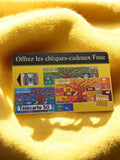 Carte téléphonique vintage Télécarte 50 unités FNAC jaune illustrée collection