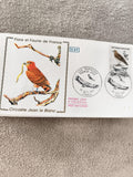 Lettre Premier Jour CEF Circaète Jean le Blanc 1984 Flore Faune France FDC