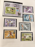 Timbres Tchad Vainqueurs de Munich 72 Jeux Olympiques sports oblitérés philatéli