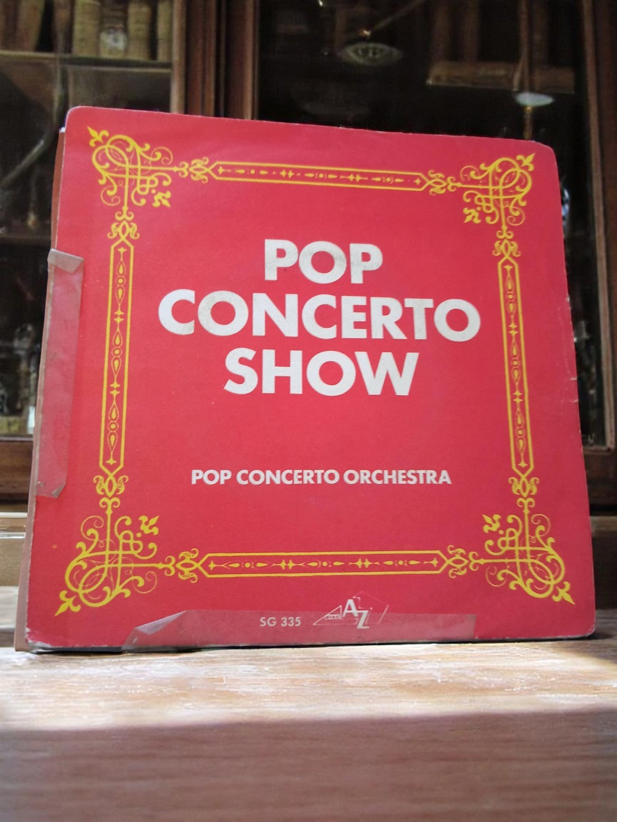 Disque vinyle 45 tours Pop Concerto Show AZ SG335 vintage rétro sleeve