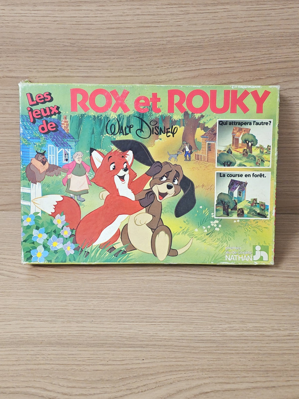 Jeux Rox et Rouky Walt Disney occasion livre enfant histoire illustrée état