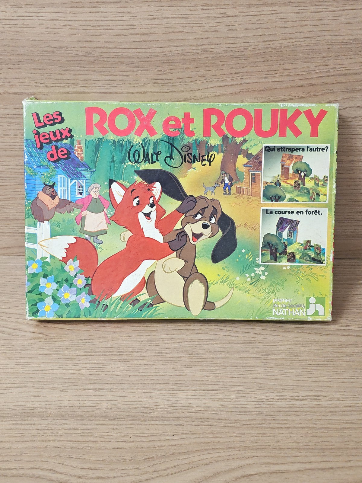 Jeux Rox et Rouky Walt Disney occasion livre enfant histoire illustrée état