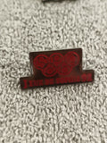 Pin's vintage Jeux de Sophia 92, badge émaillé rouge, olympiades entreprise (Ref