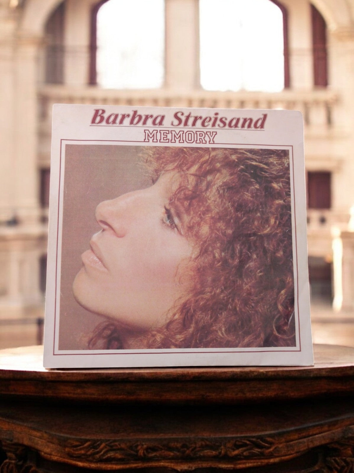 Vinyle 45 tours Barbra Streisand Memory pochette vintage années 80 single
