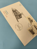 Enveloppe premier jour d?émission FDC locomotive Ankara 1988 timbre train