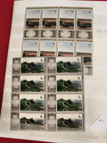 Timbres URSS 6k paysages Russie lot x12, philatélie thématique, blocs neufs