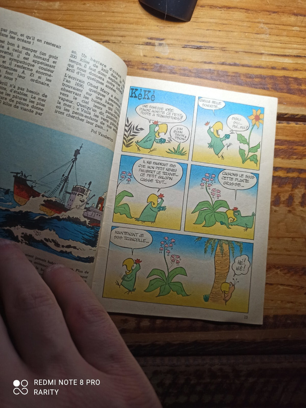 Mini-album BD Bonux-Boy Alerte MG-7 vintage années 80 rare livret illustré