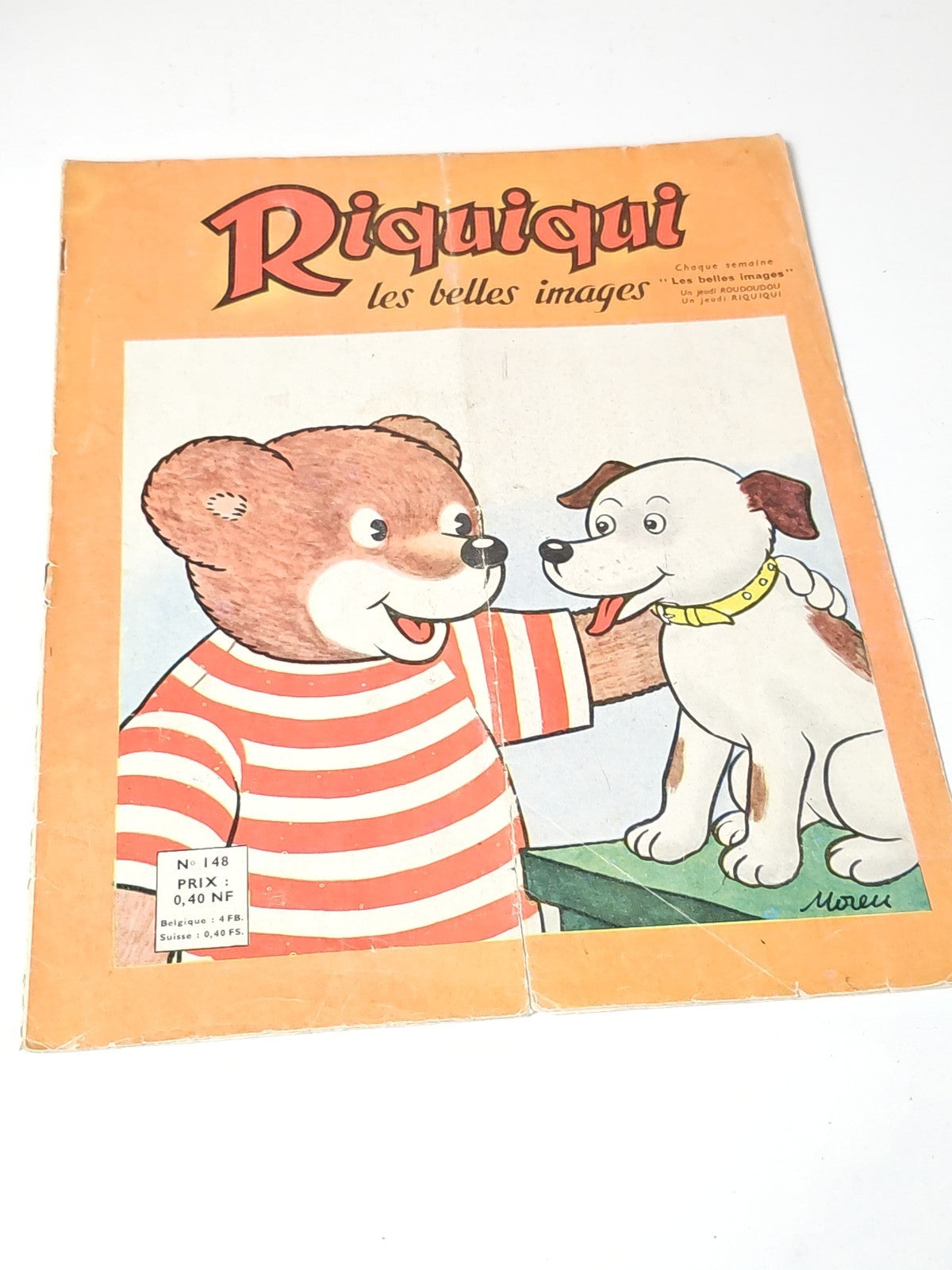 Livre ancien illustré RIQUIQUI Les Belles Images vintage collection rétro enfant