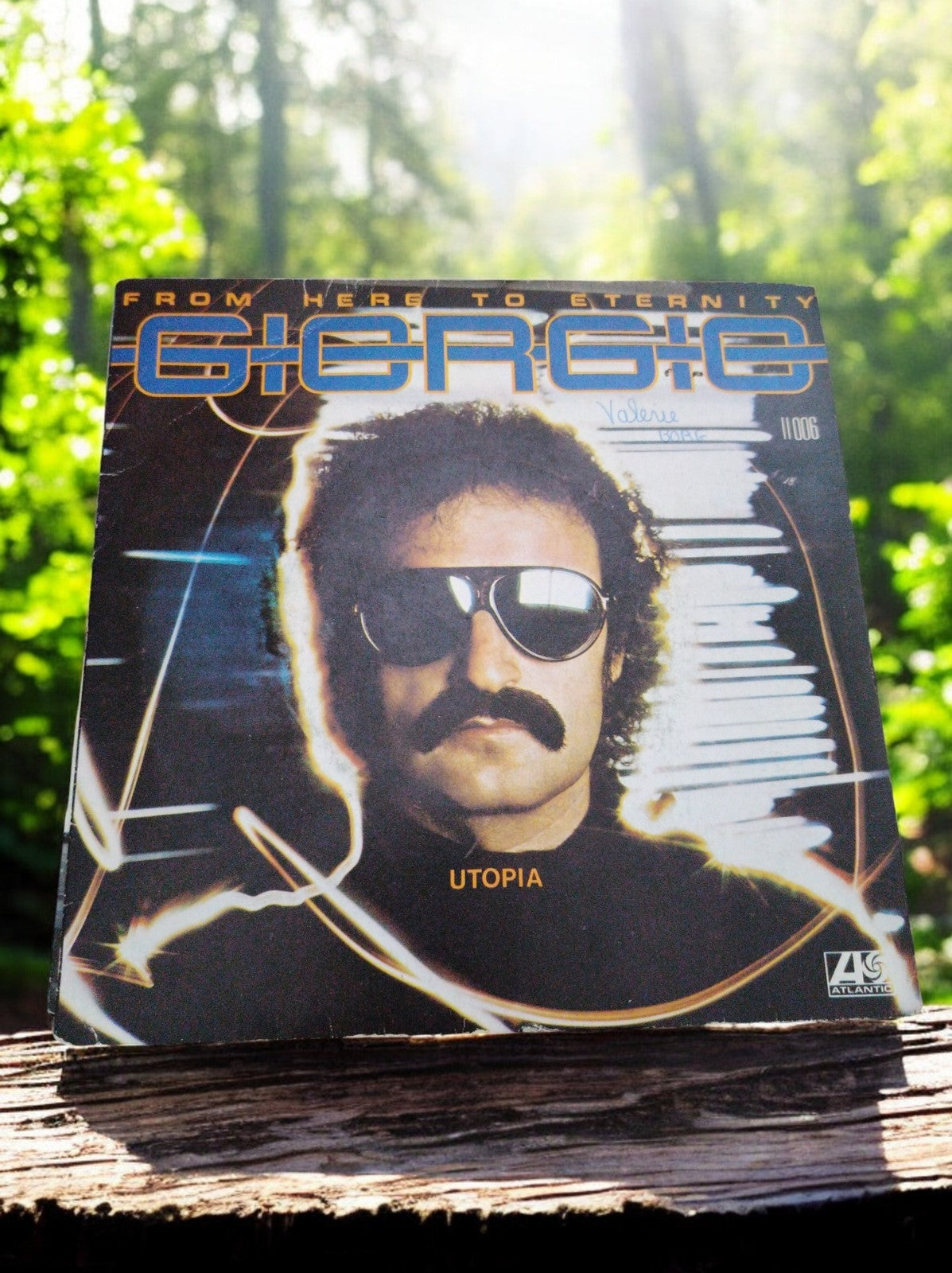 Vinyle 45 tours Giorgio Moroder Utopia années 70 disco vintage Atlantic