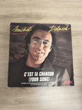 Vinyle 45 tours Michel Delpech ? C?est ta chanson (Your Song) pochette Barclay