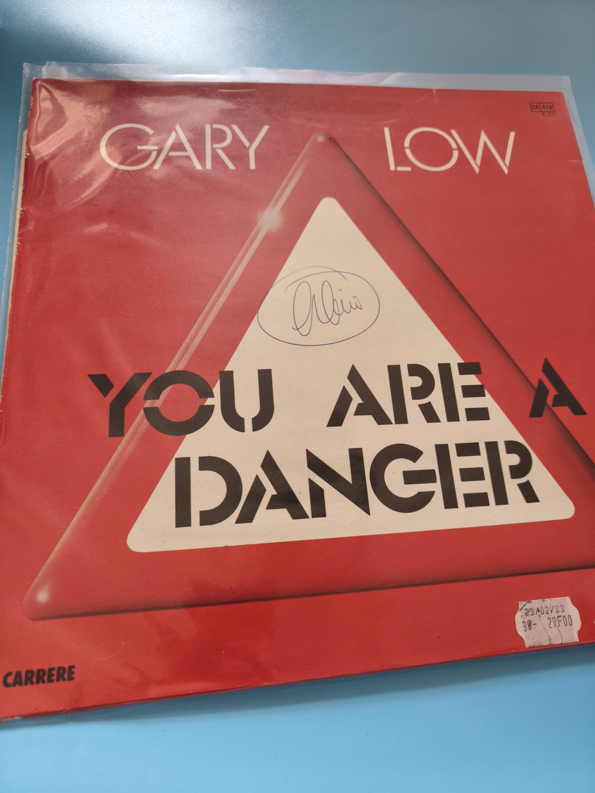 Vinyle 33T rétro Gary Low ancien disque collector pour amateurs et collectionneu