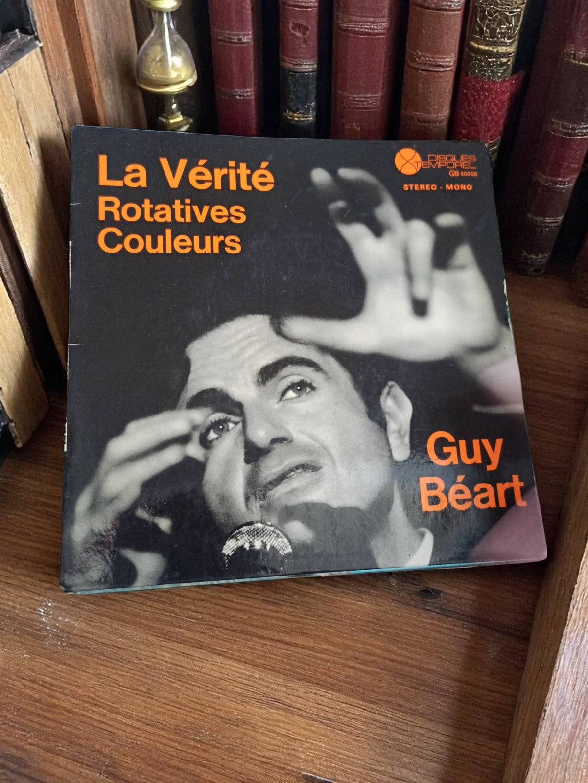 Vinyl 45 tours Guy Béart vintage non testé - État d'origine