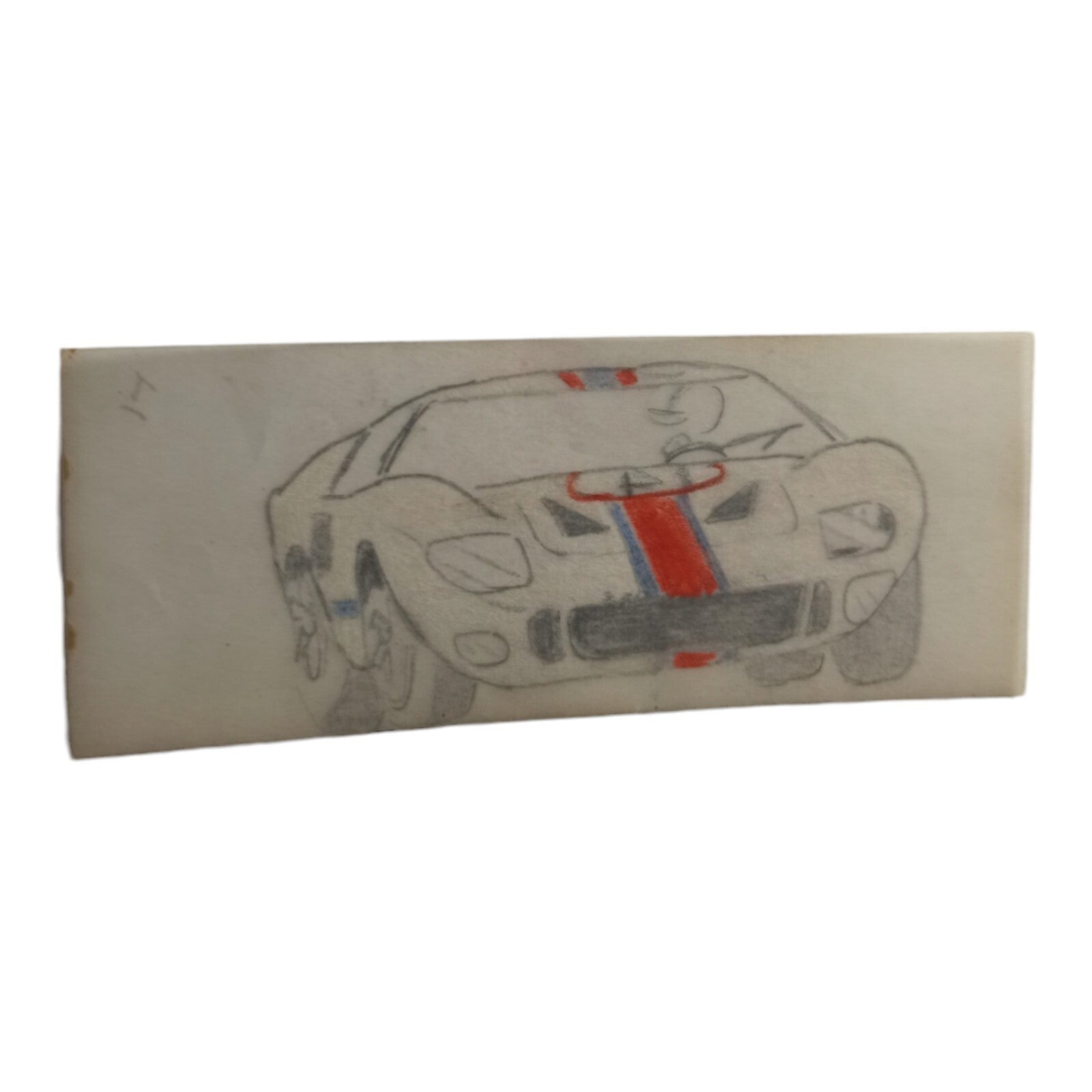 Plan dessin original calque voiture course Scalextric Dinky Toys vintage
